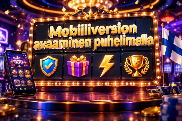 Mobiiliversion avaaminen puhelimella
